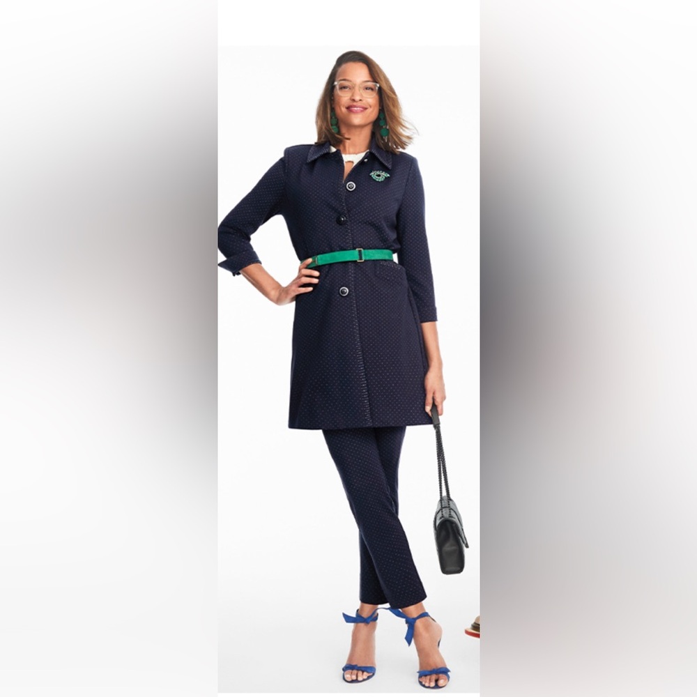 Cabi Carriage Trouser 5679 knit dot pattern